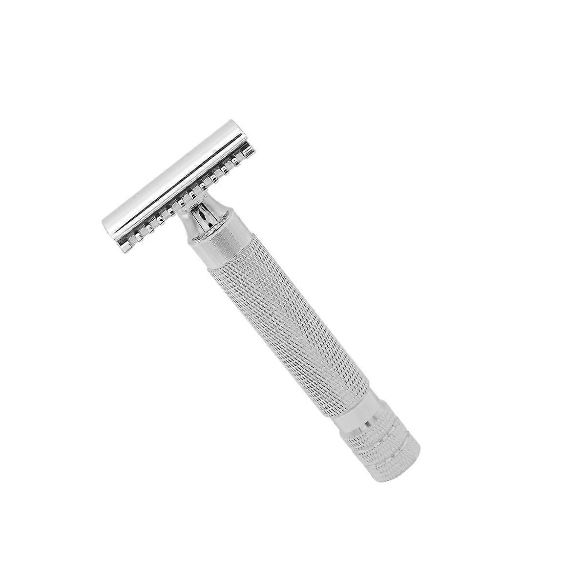 Double Safety Razor Stainless Steel Shaving Razor for Men (Pattern 2)