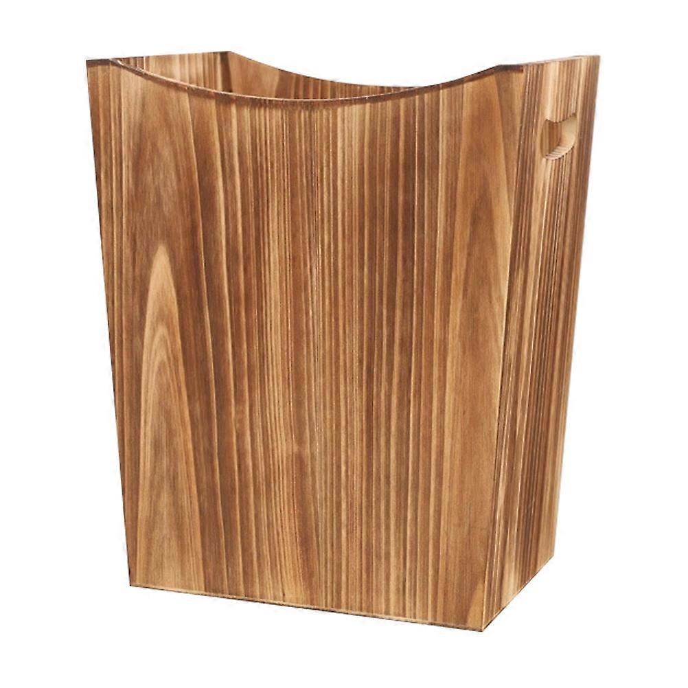 Nordic Design Rectangular Waste Basket For Bedroom Bathroom Kitchen With Storage Function 1Pack