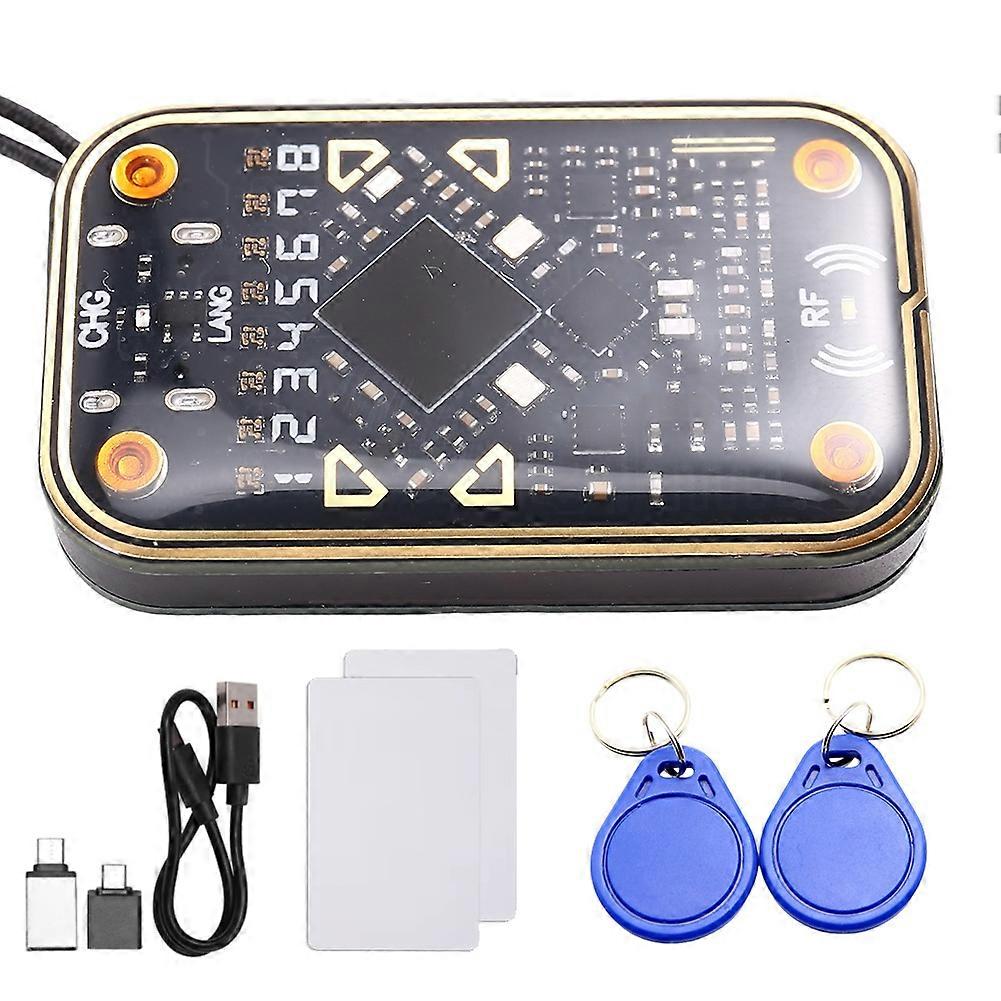 Chameleon Ultra V2.0 RFID Smart Chip Reader Emulator+2xCUID Keychain/UID Card 125Khz 13.56Mhz Card Decode NFC Duplicator