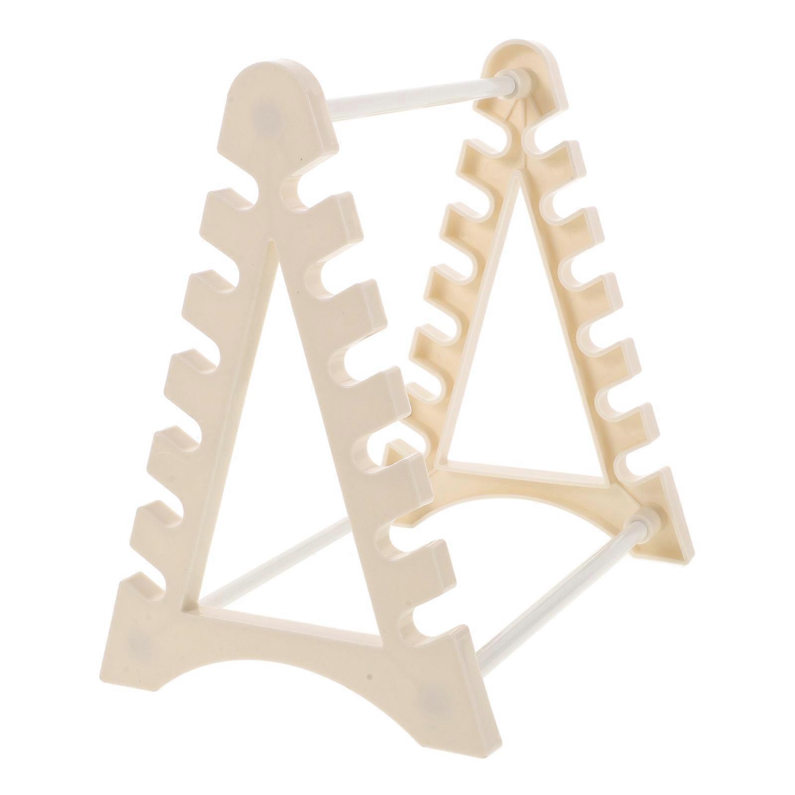 Laboratory Pipette Stand Portable Storage Rack for 12 Pipettes White