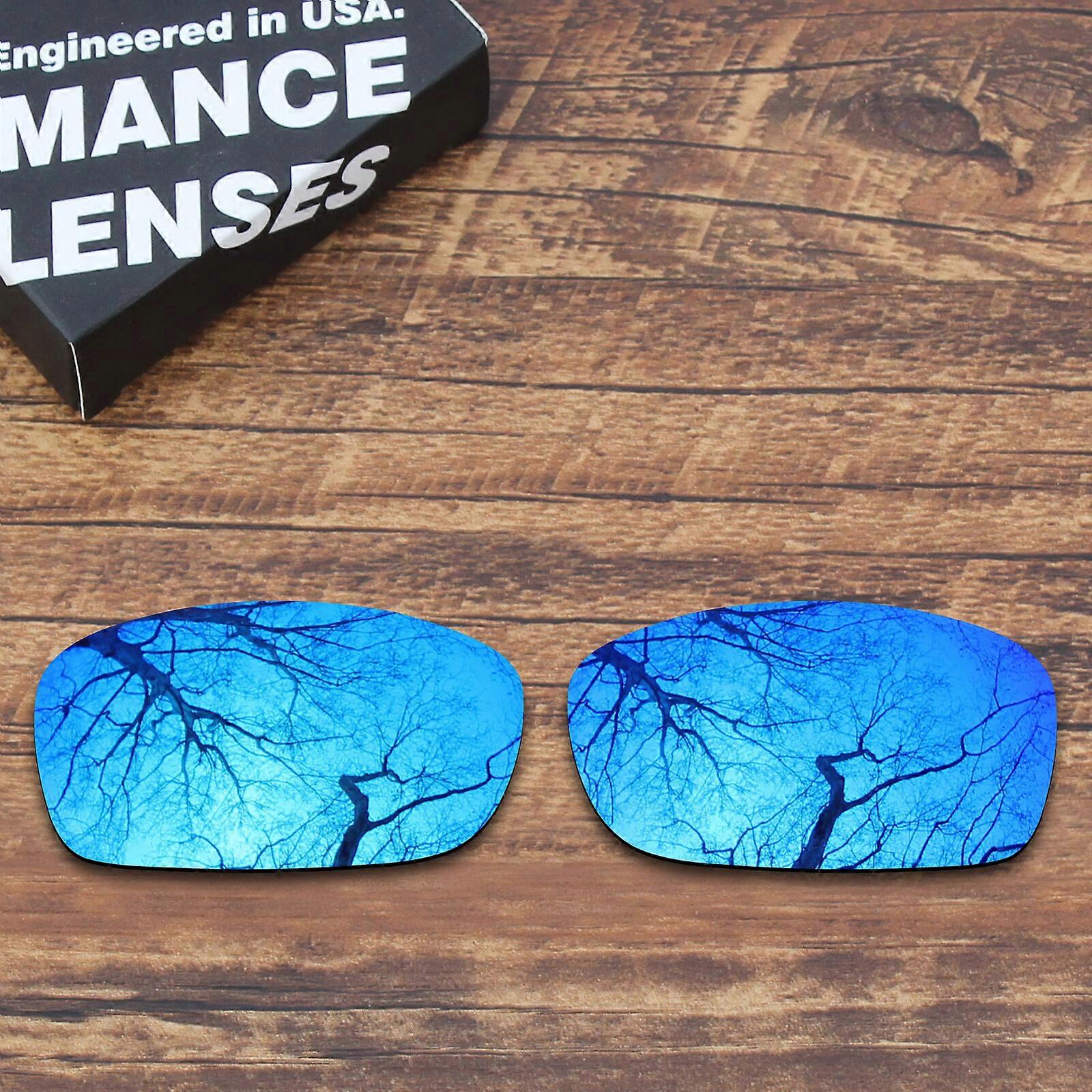 Polarized Replacement Lens for-Oakley Fives Squared (4+1)2 Violet Blue