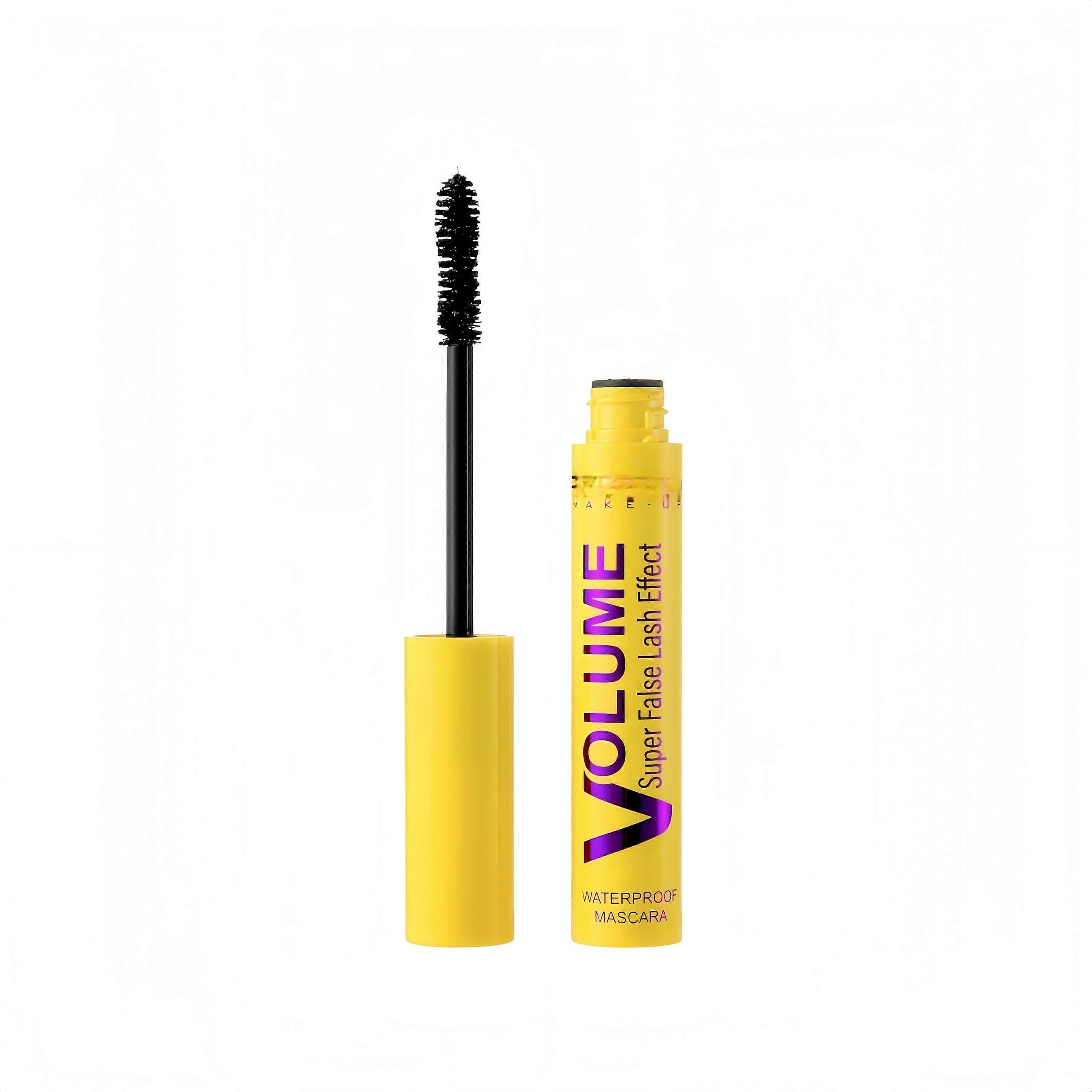 Waterproof Volumizing Mascara with SmudgeProof LongLasting Wear for Bold Curled Lashes