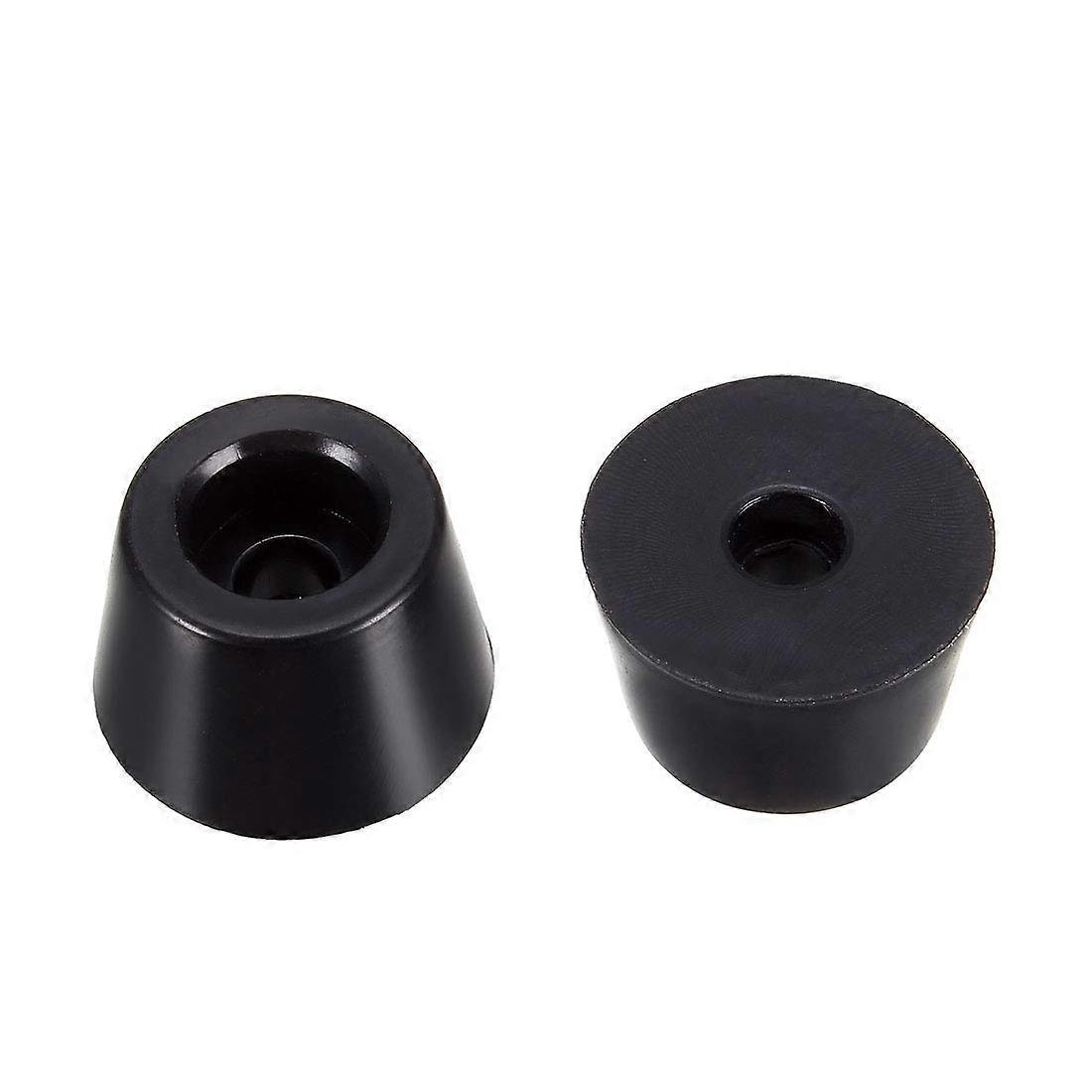 Black Rubber Feet Anti Vibration Pads Noise Reduction NonSlip for Electronics 20pcs D14x11xH9mm