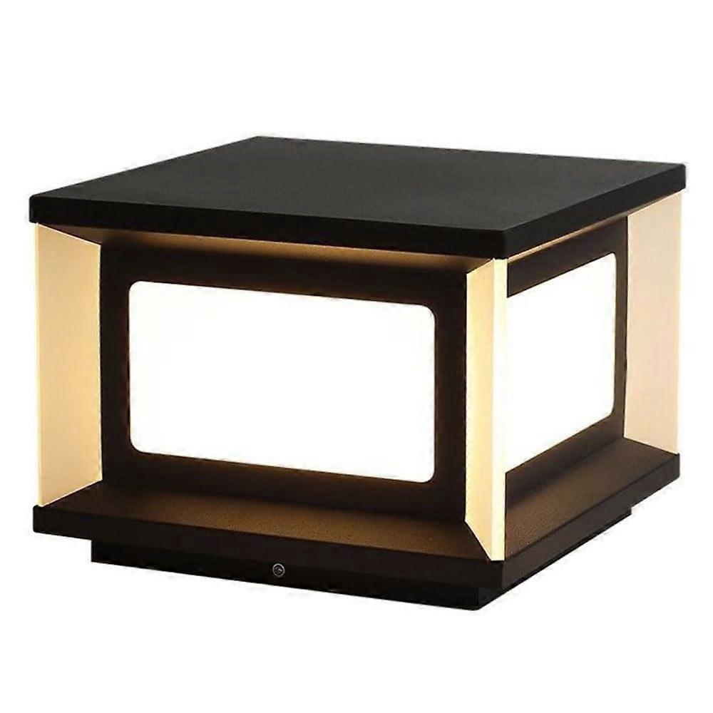 Outdoor Post Light IP54 Waterproof RustResistant Lantern with E26/E27 Base for Garden Patio 30cm