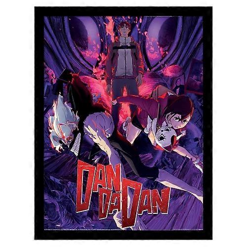 Dandadan Flames Framed Poster