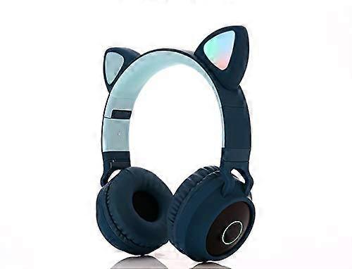 NoiseCancelling Headset Bluetooth Headset Foldable Wireless Stereo Luminous CatEar Headset