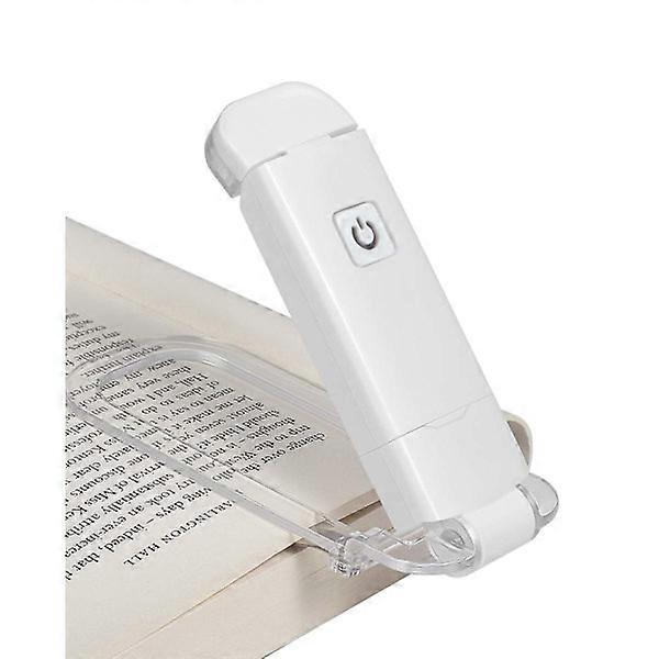 Reading Light USB Rechargeable 2 Brightness Adjustable White