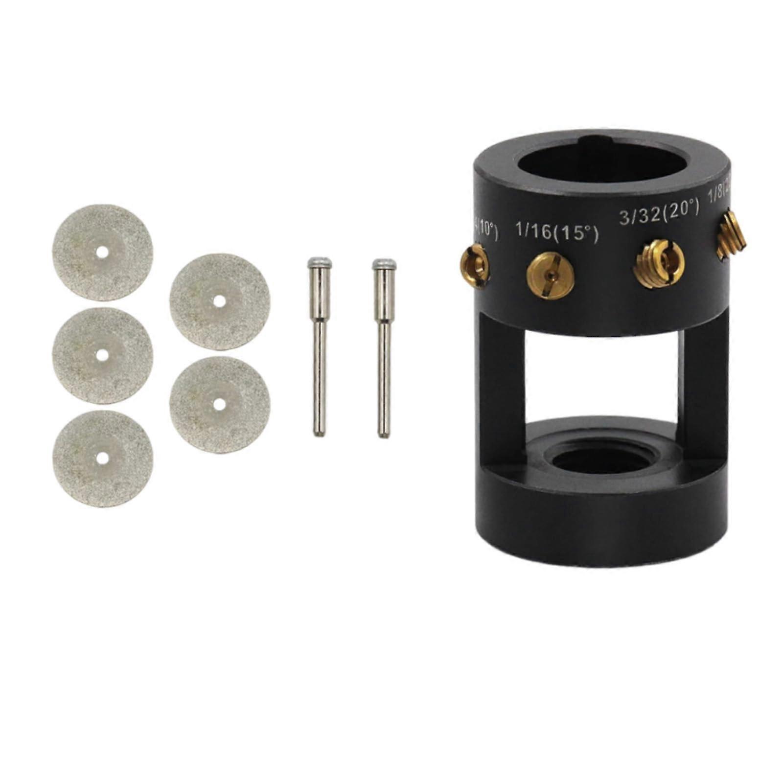 TIG Welding Tungsten Electrode Sharpener MultiAngle Grinder with Precision Guide Rails