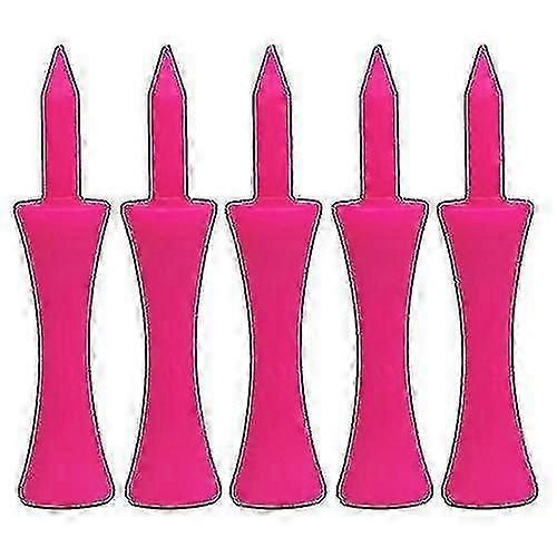Trixes 100 Bright Pink Castle Golf Tees