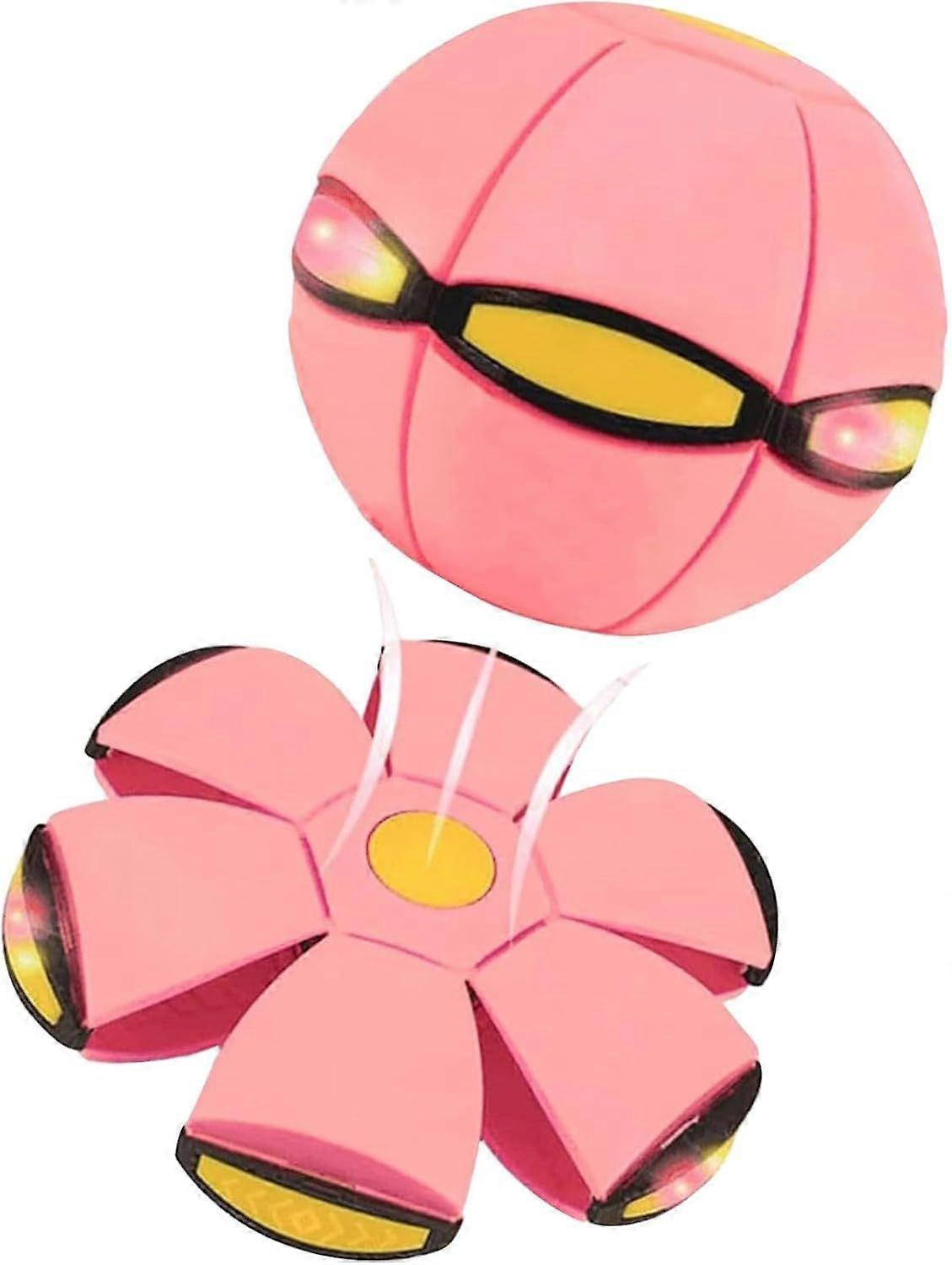 Fantastic Children's Bouncing Ball Magic Metaball,Magic Flying Saucer, Parent-Child Interaction,Dual Form Freely Switchable with 3 Light,Christmas