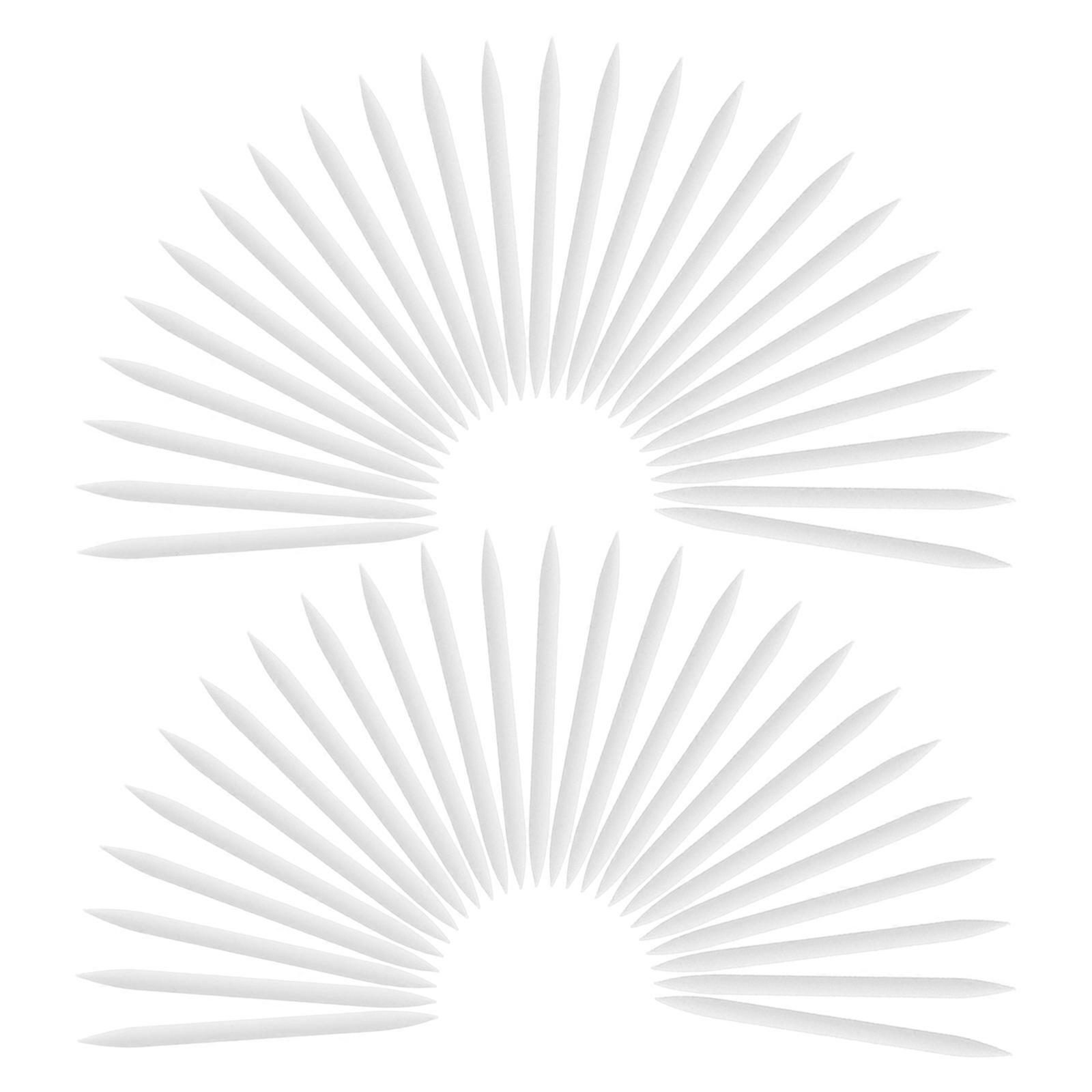 Eyeliner Replacement Brush Tips for Accurate Eyeliner Application 50Pcs Silicone