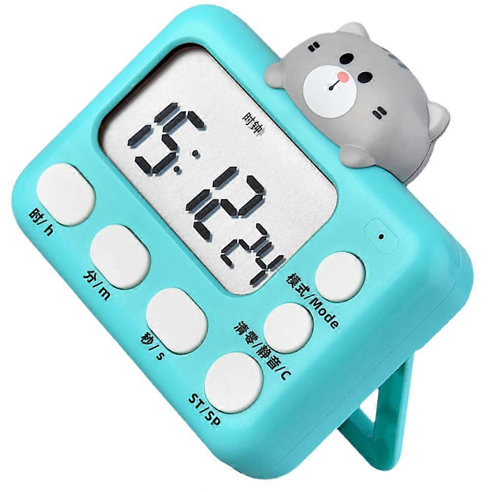 Kitchen Timer Cooking Timer for Kitchen Sky-Blue ABS Plastic Material