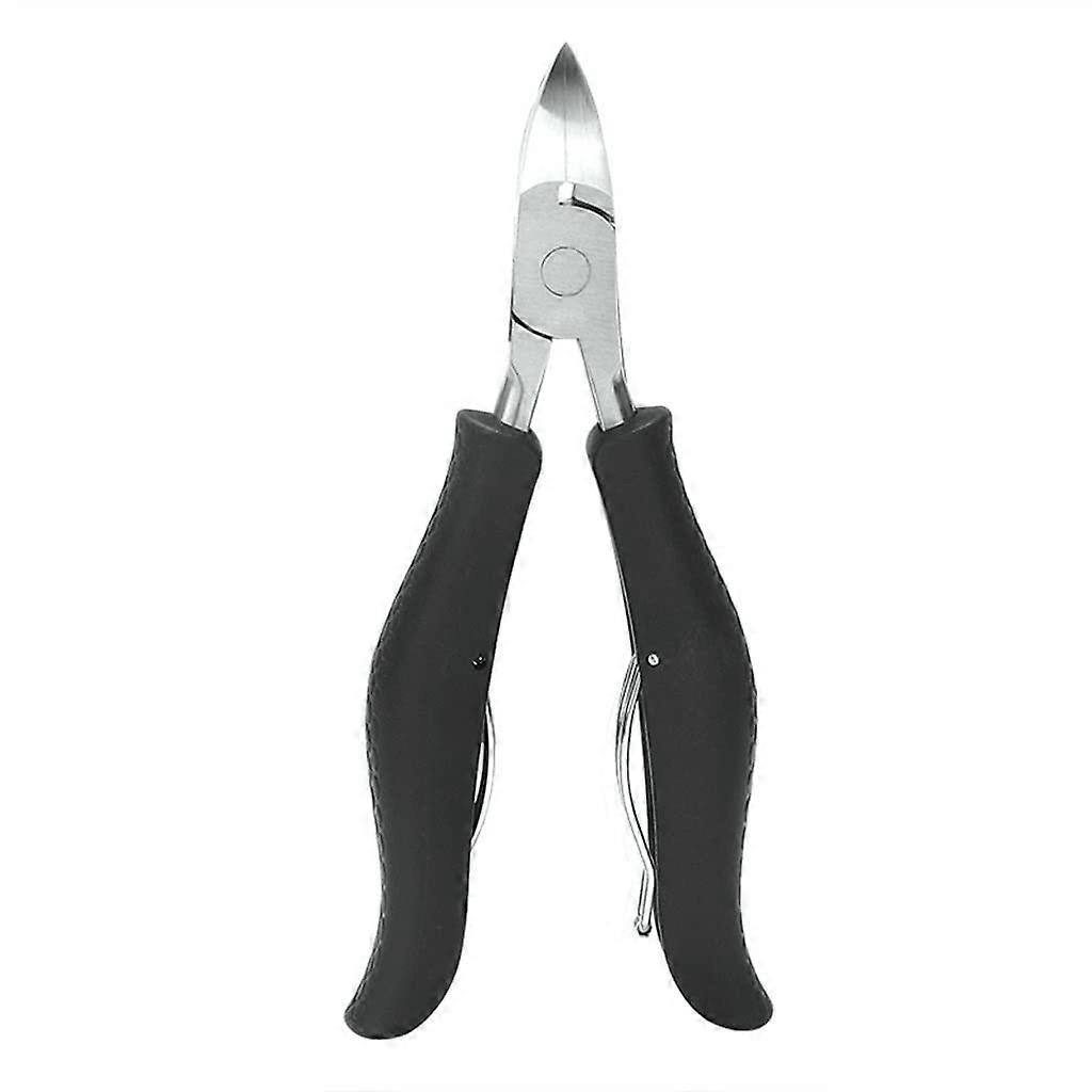 Toenail Clippers for Thick Nails with Precision Cutting Blades, Ergonomic Handle, Black