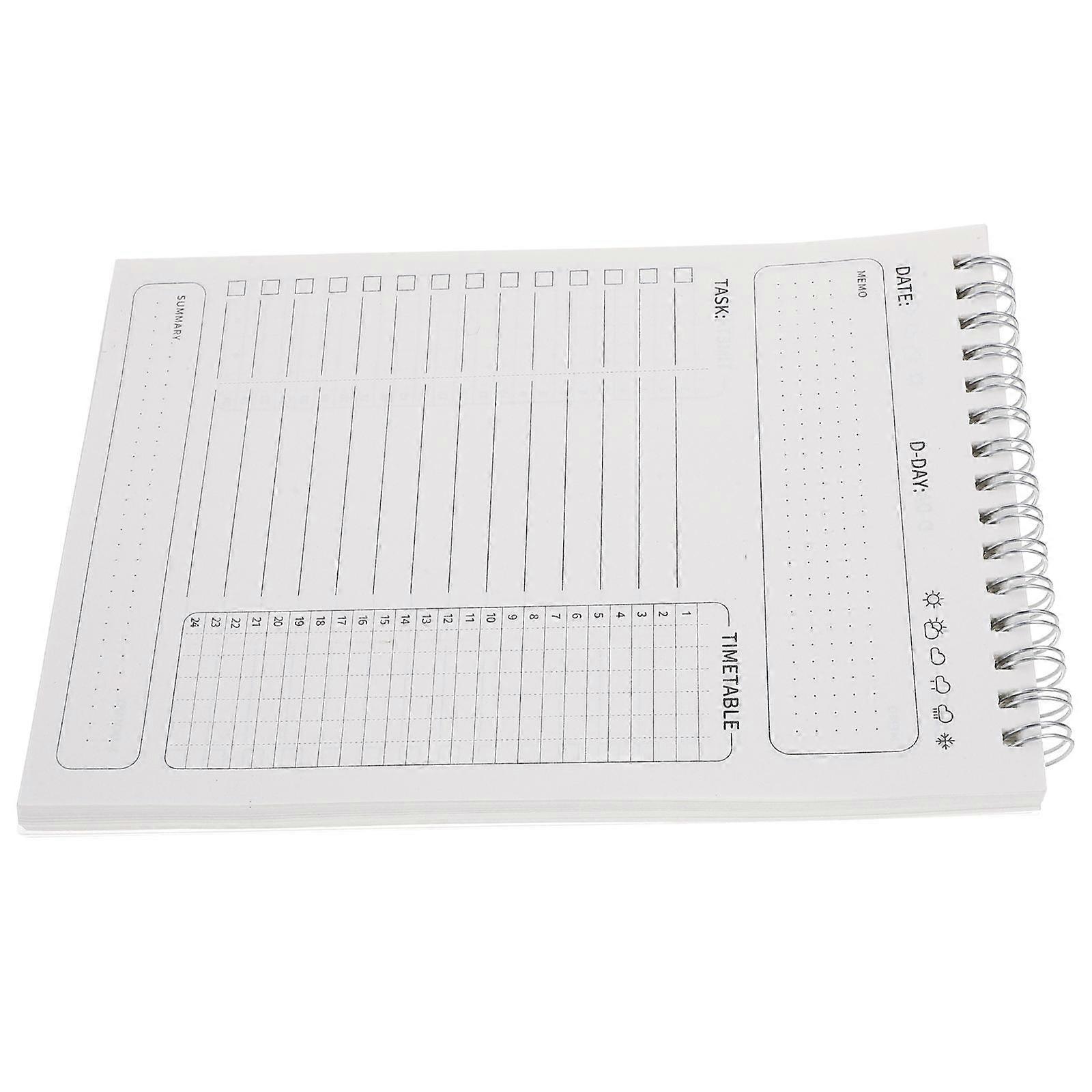 Time Management Planner Portable Notepad for Organizing Daily Tasks