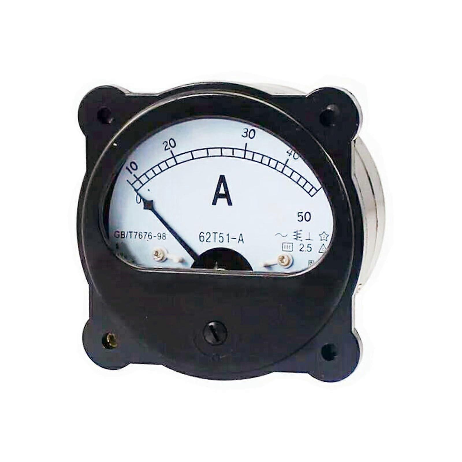 Ampere Meter Round Panel Analog Ammeter 5A100A  Accuracy Gauge for AC Current
