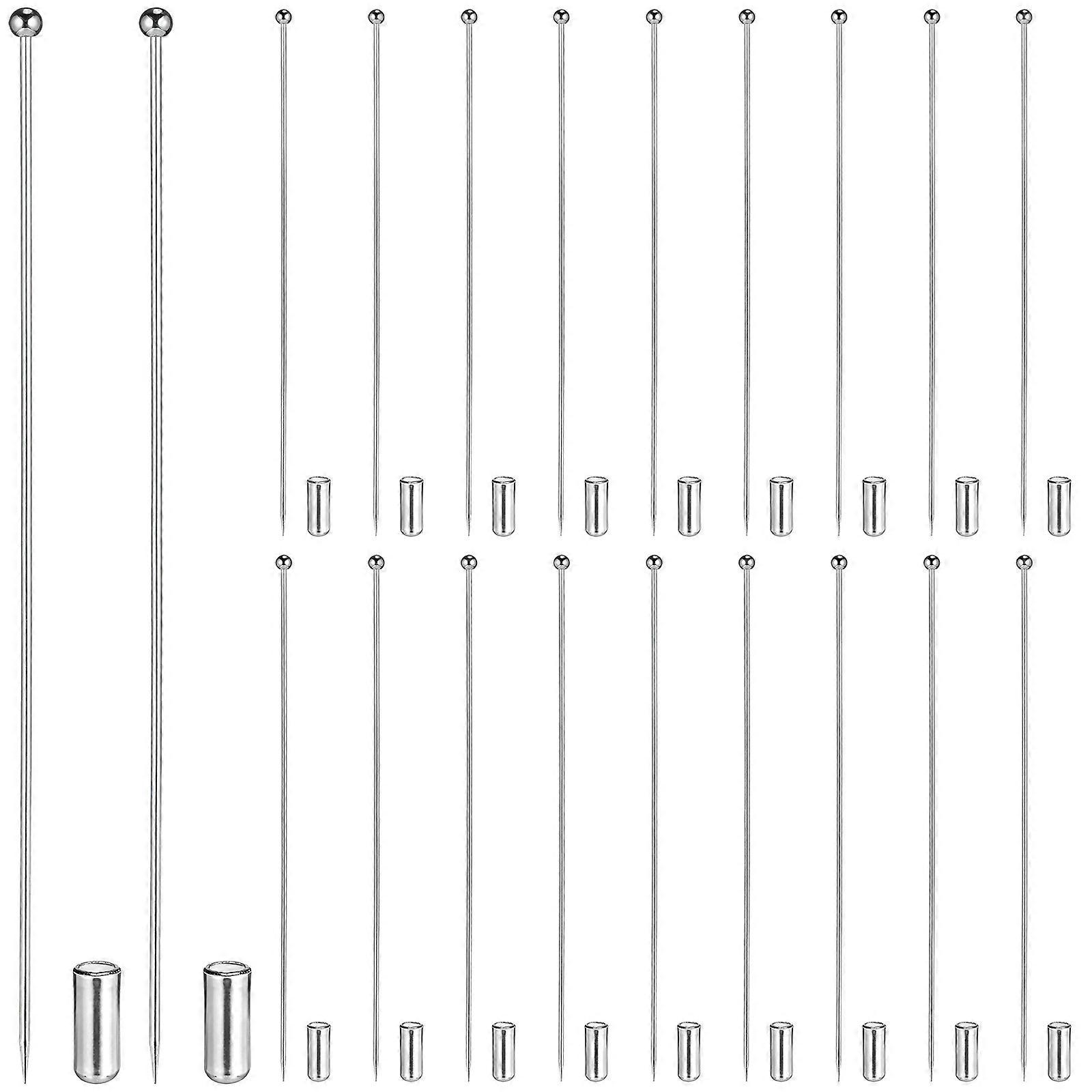 Stick Brooch Pin Copper Lapel Pin for Decor 20Pcs Assorted