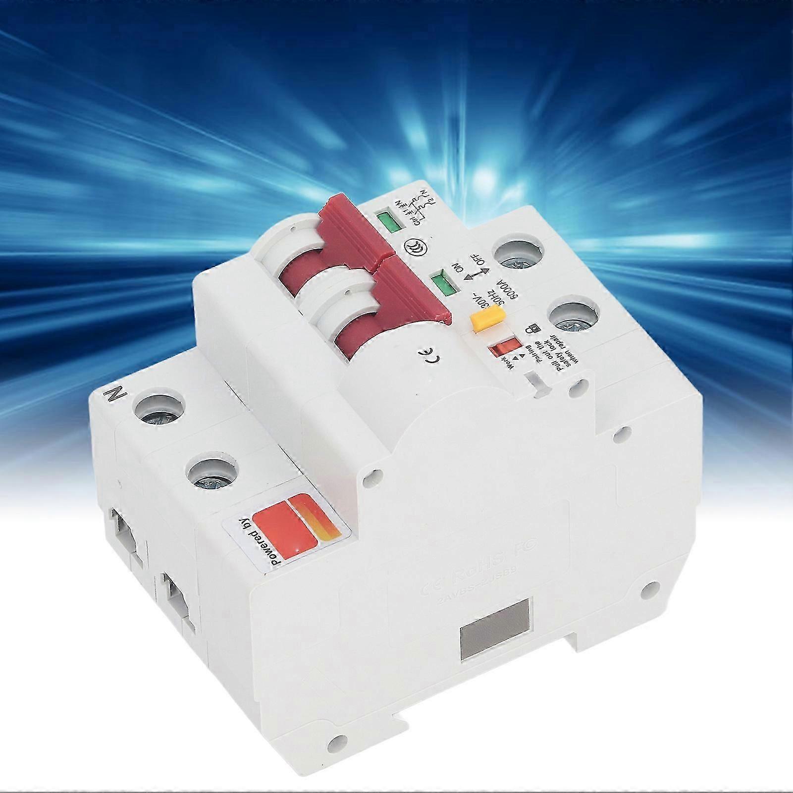 WiFi Smart 2P Circuit Breaker 125A ABS Auto Shutdown Data Timing