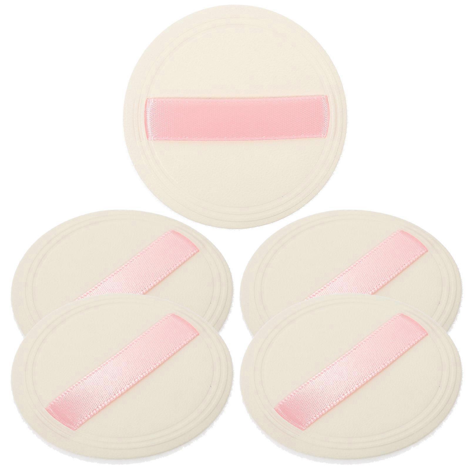 Body Powder Puff Flocking Makeup Powder for Makeup Use 10Pcs