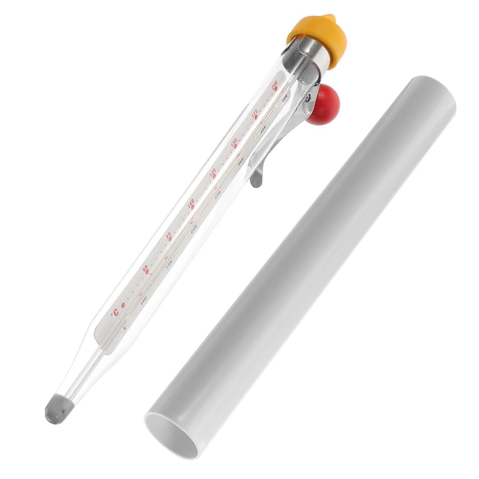 Candy Thermometer with Clear Scale for Baking, Deep Frying, Jam and Jelly Making