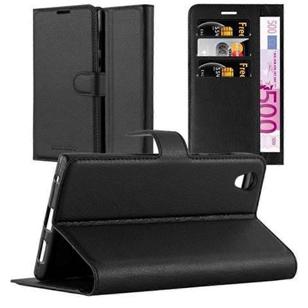 Sony Xperia L1 Case - Protective Case with Card Slots and Stand Function