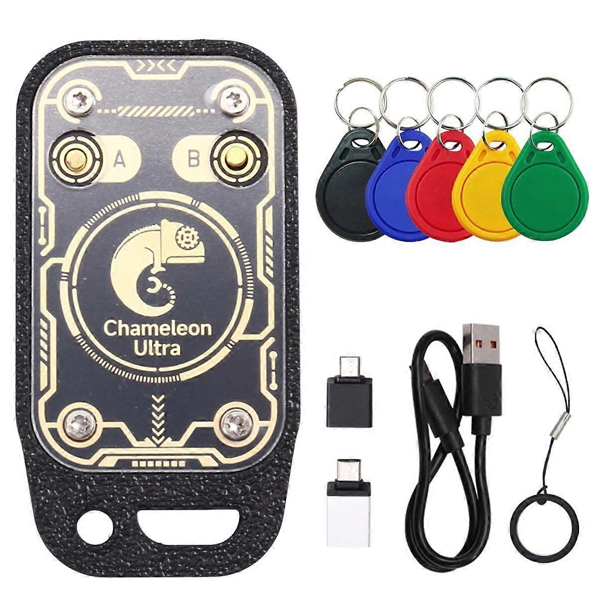 Chameleon Ultra Plus RFID Smart Chip Reader Smart Card Emulator+5XUID Keychain IC ID Card Decode Re