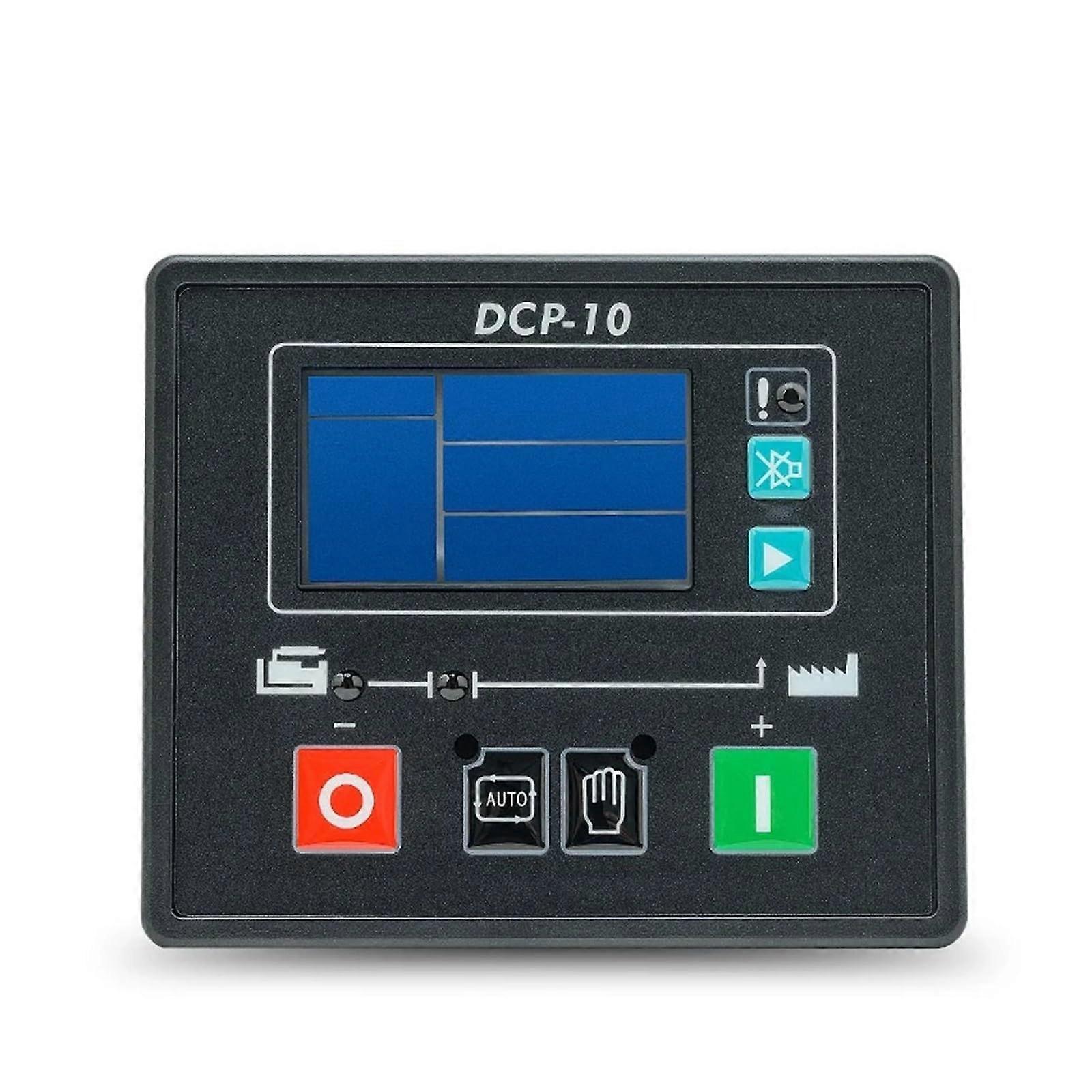 DCP10 Diesel Generator Controller with LCD LED Display and Integrated Metering Panel