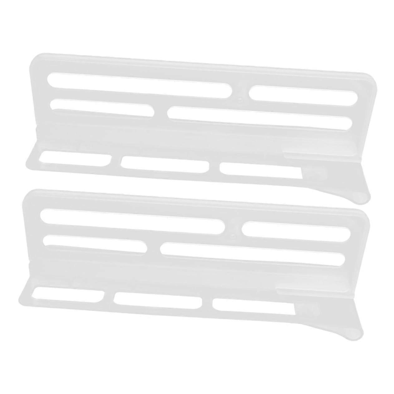 2pcs Adjustable Refrigerator Divider Boards Fridge Organizer Set for Freezer Maximizes Storage Space