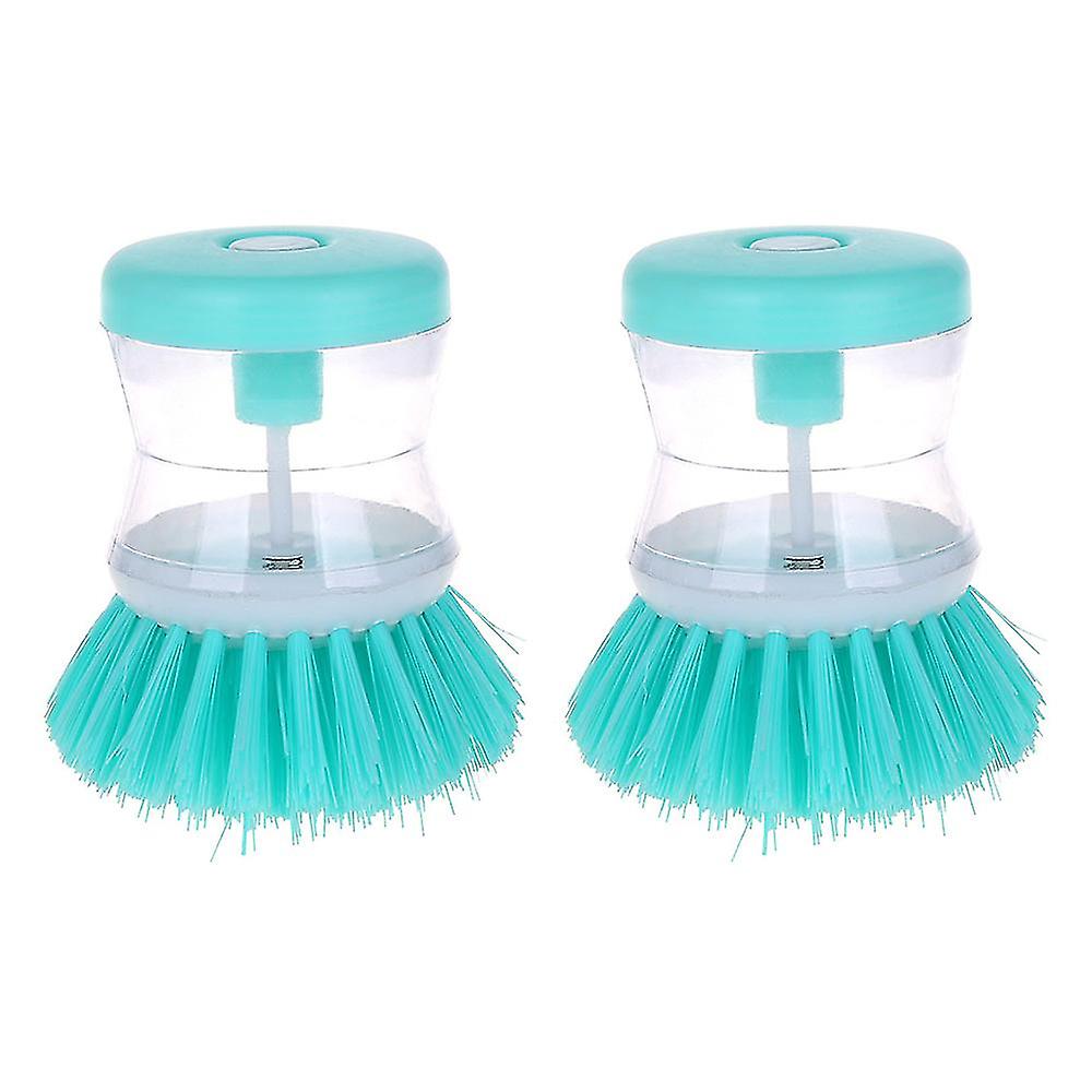 2st diskborste med tvåldispenser tvålutmatningsborste