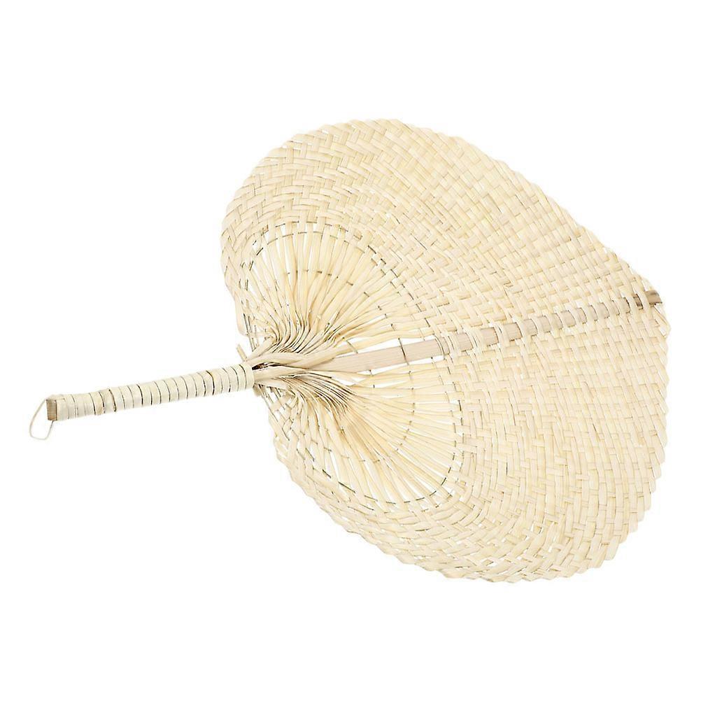 Handheld Peach Shape Fan Handmade for Summer Cooling 1 Piece