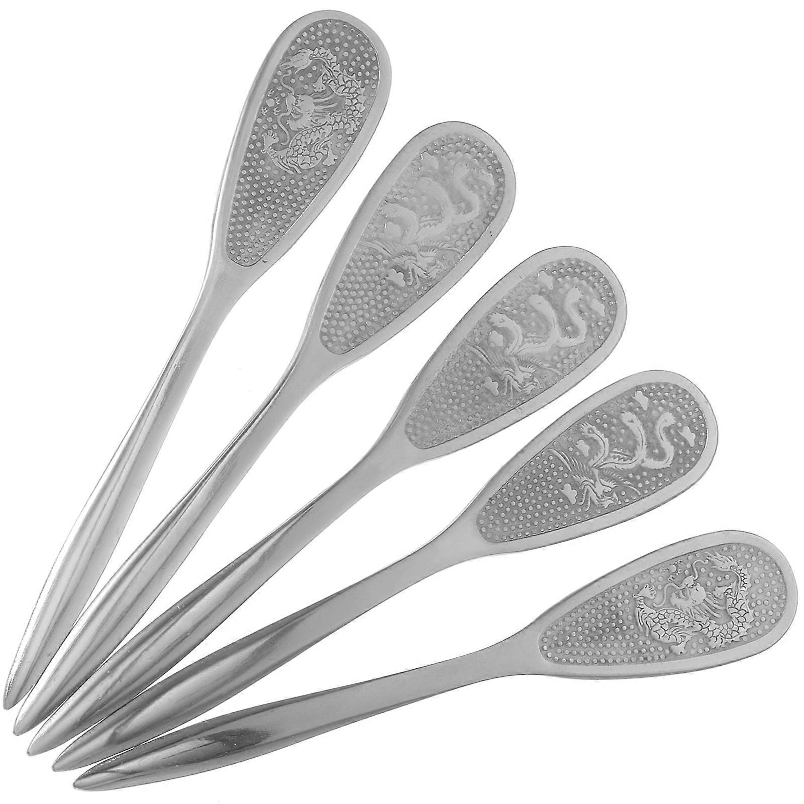Stainless Steel Tea Needle Tool for Pu'er Tea Prying 5Pcs