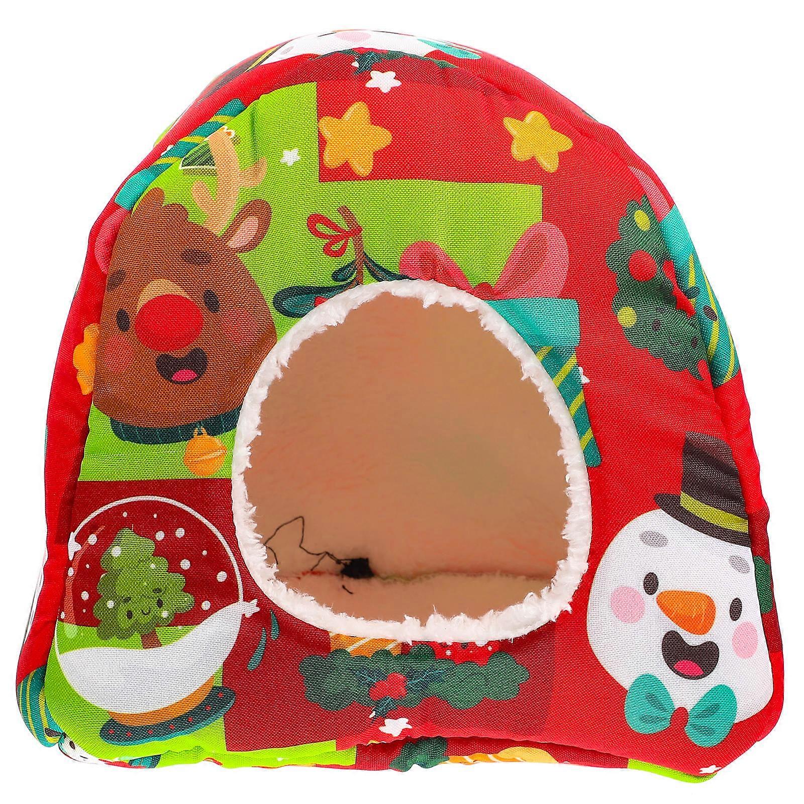 Small Pet Winter Hideout Hamster Warm Bed for Guinea Pig 5Pcs Pack