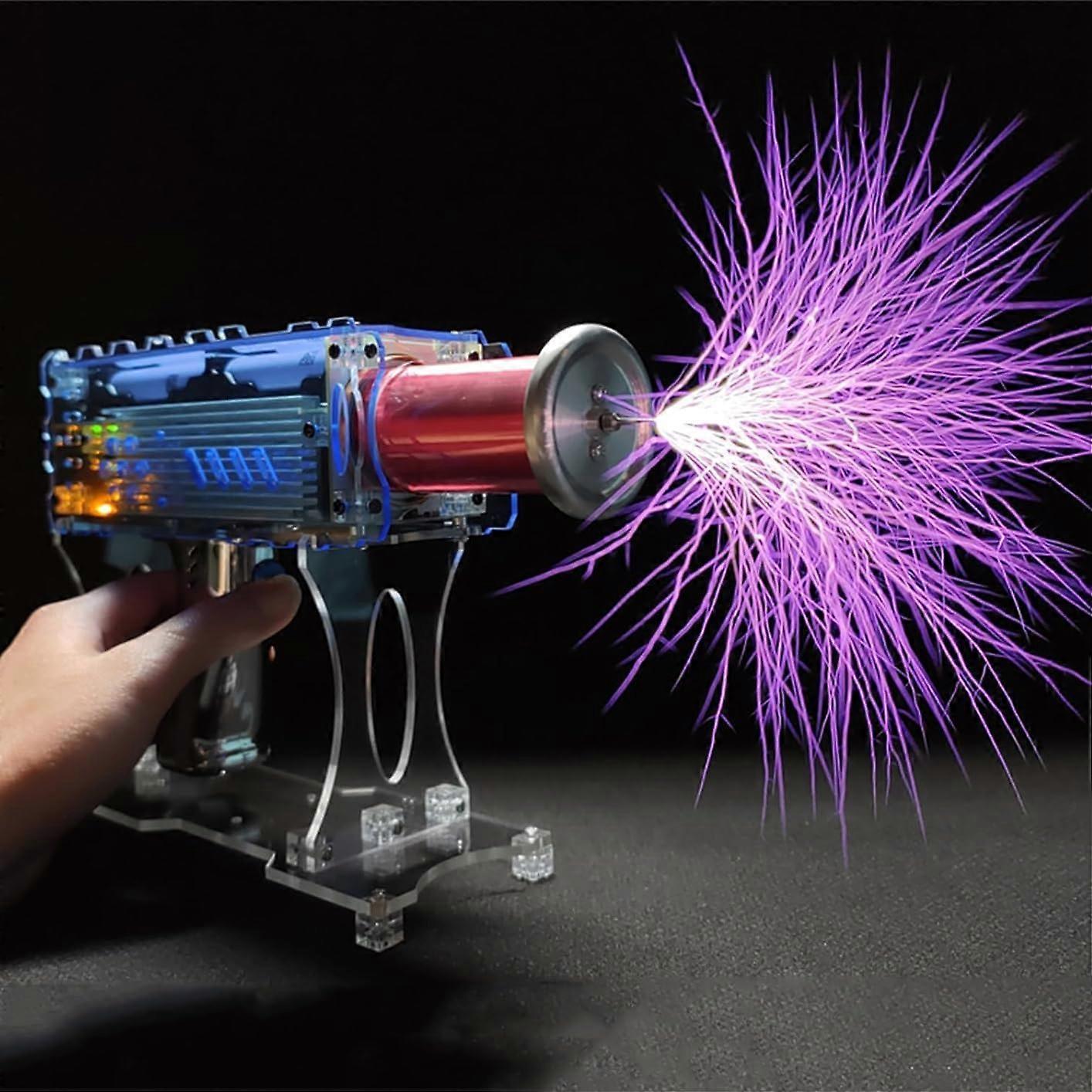 Coil Gun 10cm Arc Length with Adjustable Arc Control, Dual Trigger Modes, LED Safety Indicators