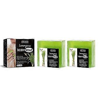 2 stücke Citronella Seife Stück Zitronengras Mückenschutzmittel Körperseife Essentials Must Haves Ölkontrolle Ätherische Ölseife