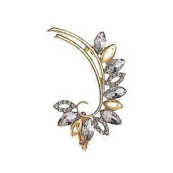 No Hole Crystal Rhinestone Ear Cuff Wrap Stud Clip Earrings For Women Girl Ear