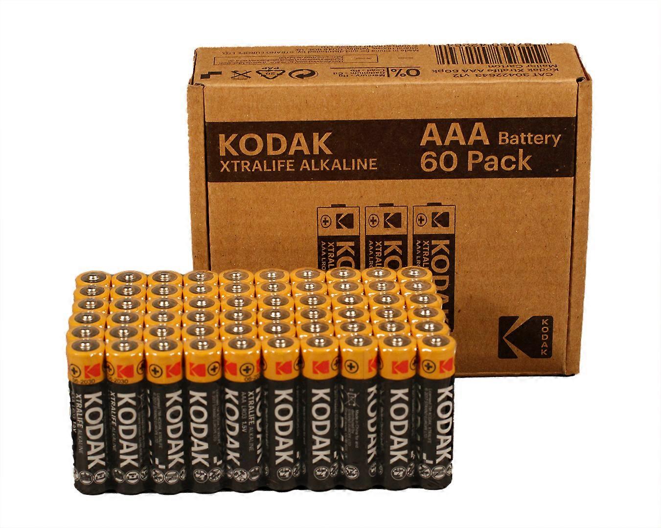 Kodak Xtralife Alkaline Aaa Batteri (60-pack)