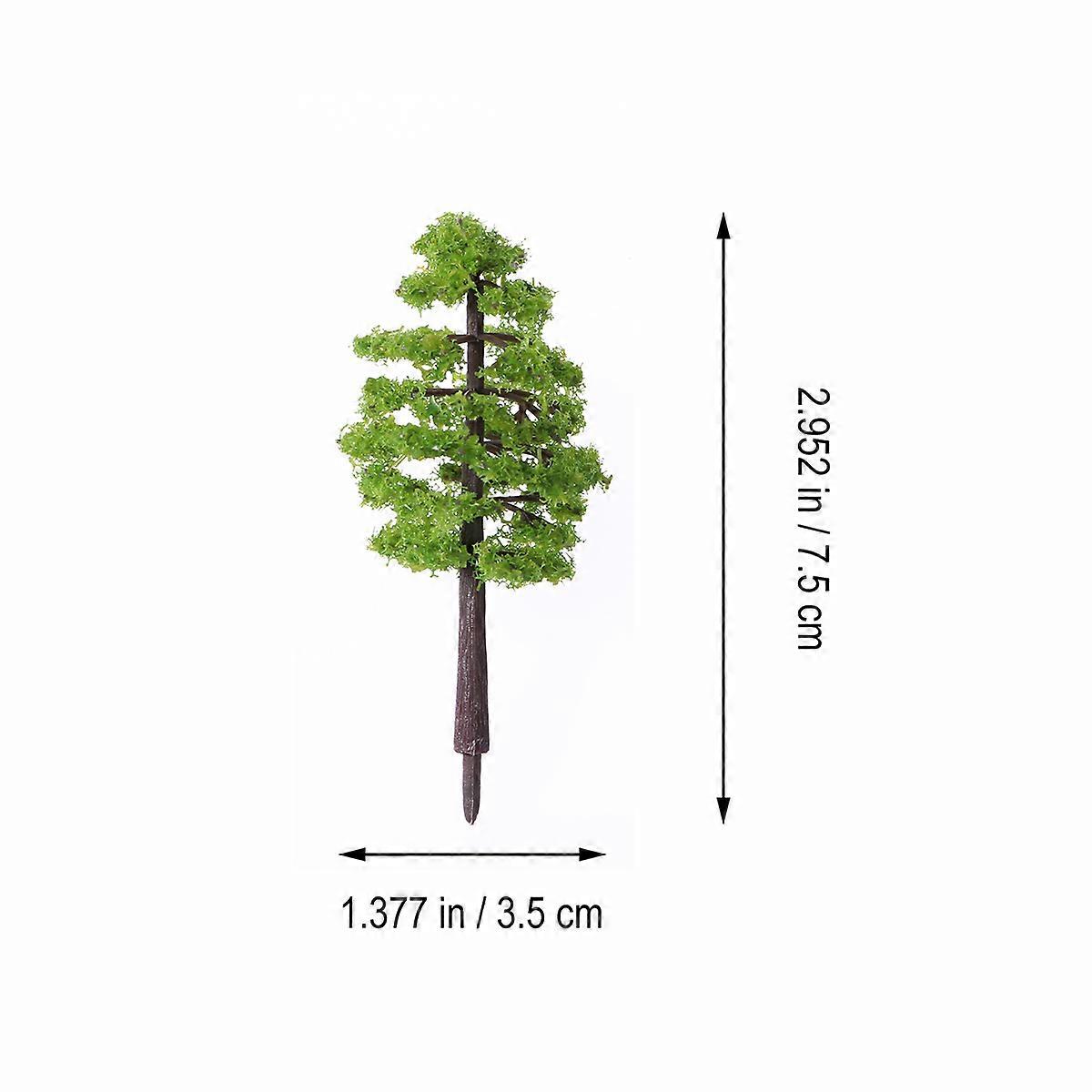 Simulation Tree Micro Landscape DIY Garden Decoration 10Pcs Set