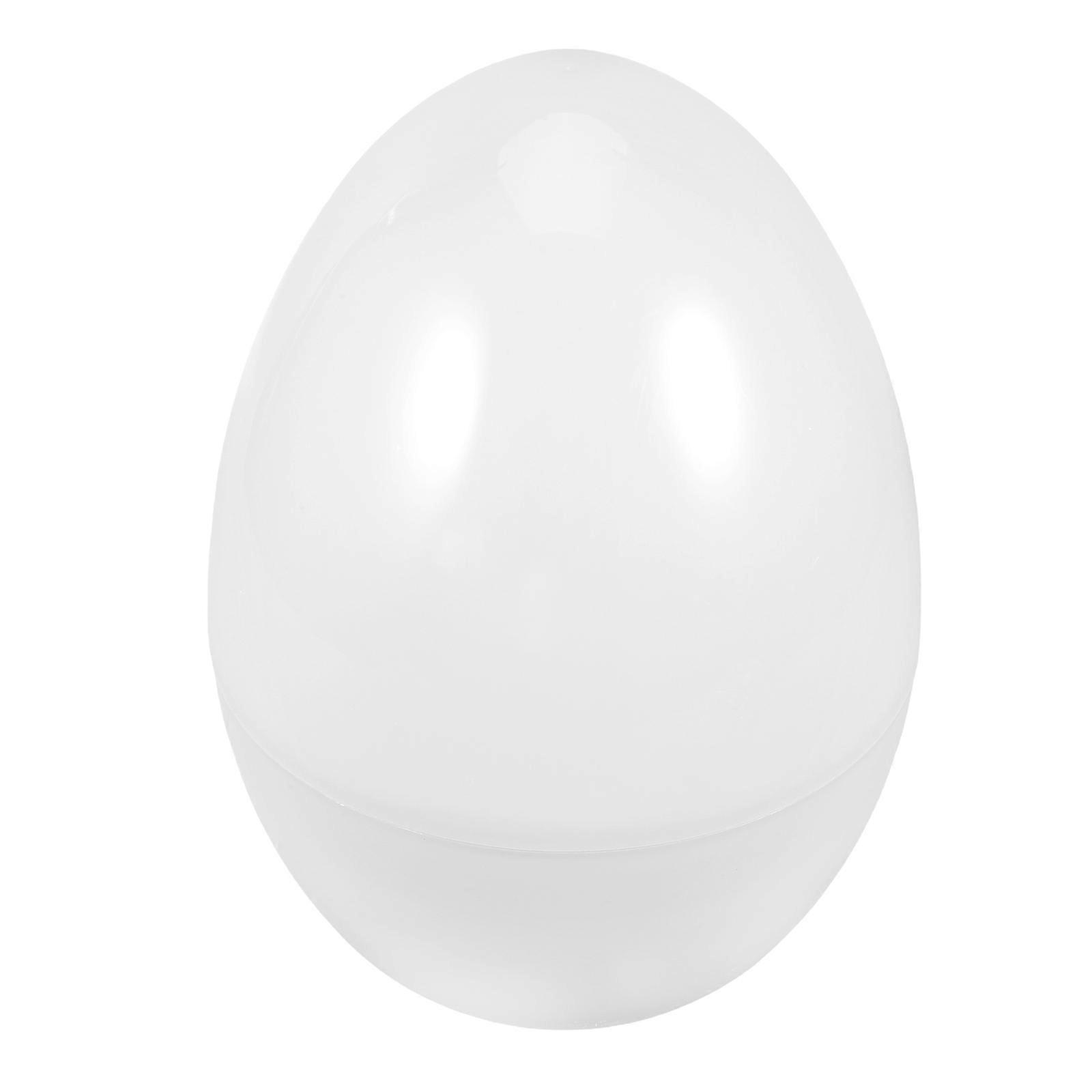 Empty Decorative Easter Egg Storage Holder for Large Fillable Plastic Eggs White