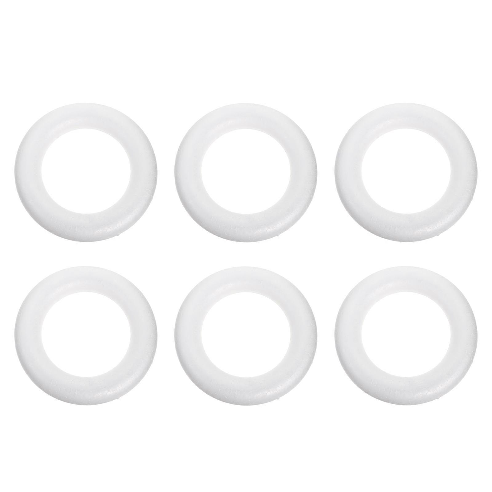 Polystyrene Circles Crafts Forms Round Small Polystyrene Circles Home Decor 6Pcs