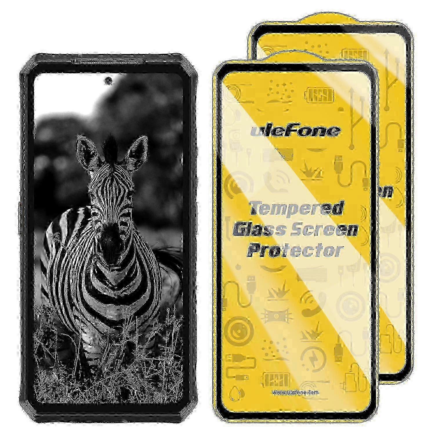 9H Tempered Glass Screen Protector Compatible with Ulefone Devices