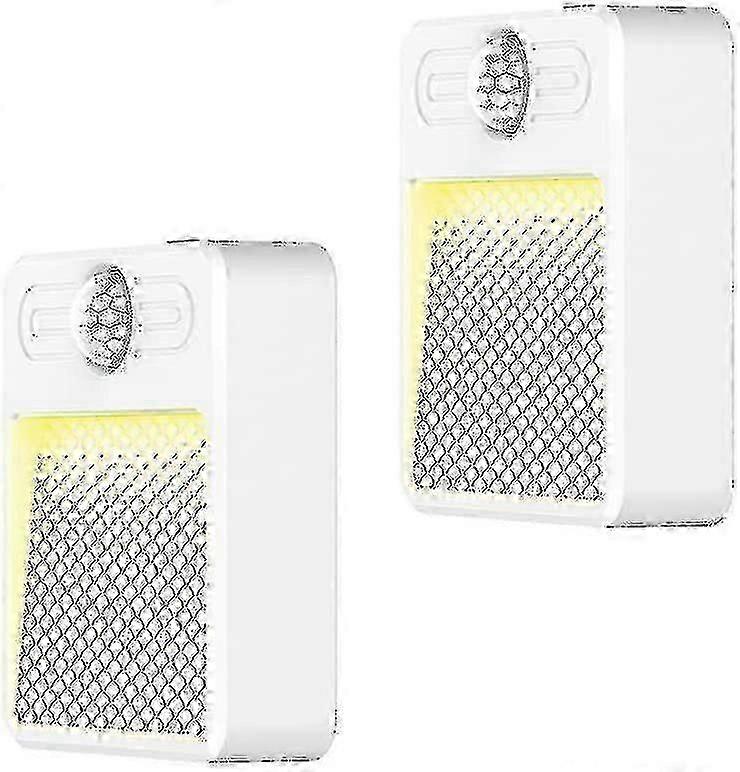 Rechargeable Motion Sensor Wall Light, Warm White LED Night Light (2pcs)