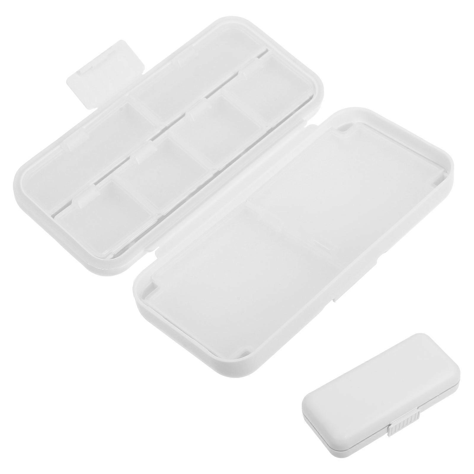 Jewelry Organizer Case Clear Rectangular Plastic Storage Box for Necklaces