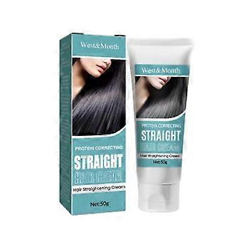 Crema alisadora correctora de proteínas - Crema alisadora Silk & Gloss, crema alisadora nutritiva de alisado rápido para todo tipo de cabello.