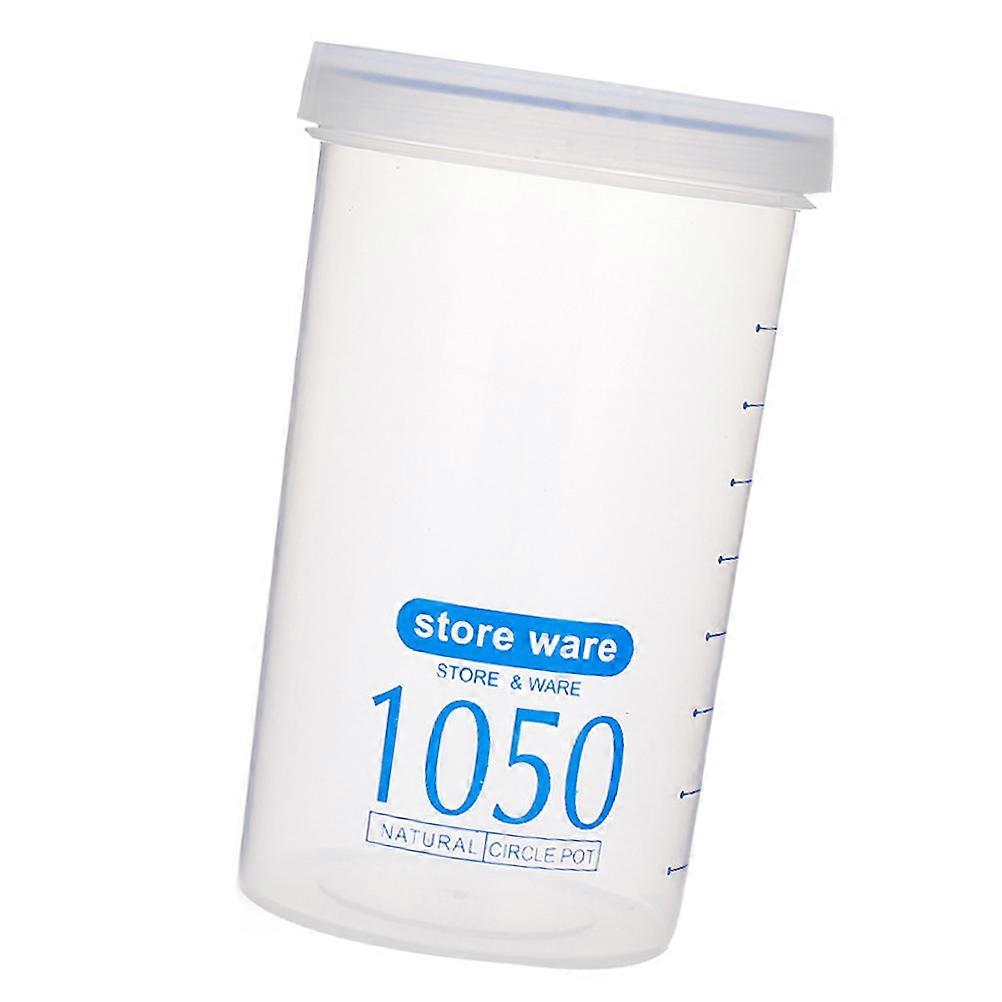 Transparent Storage Jar Sealed Pot for Storage 1Pcs Plastic Container
