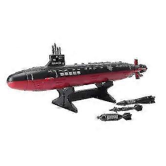 Interactive Hopeup Simulated Military Submarine Model with Torpedoes, Light and Sound Effects for Educational Kids Toy