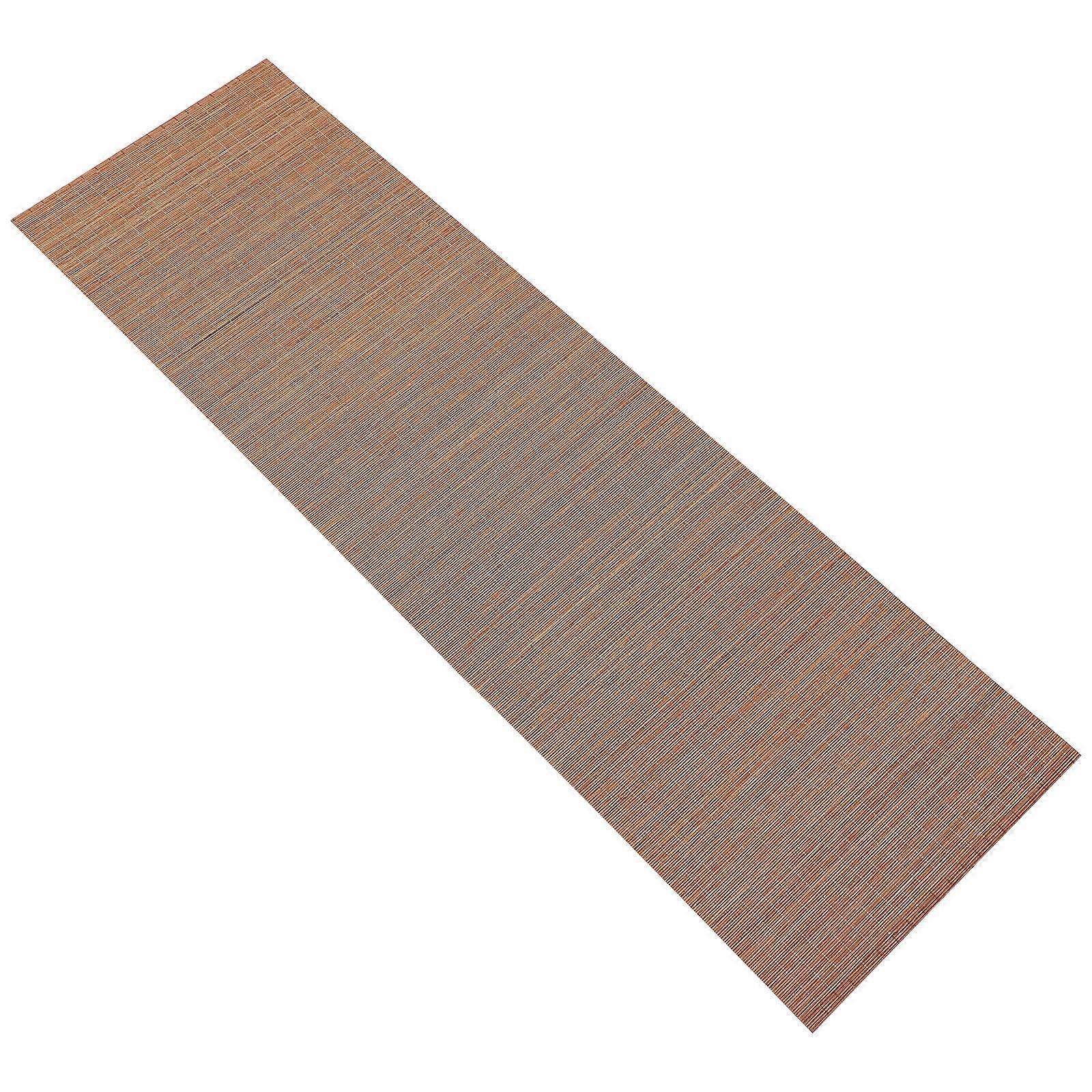 1pc Borderless Bamboo Tea Mat Table Placemat Tea Table Runner til tehus