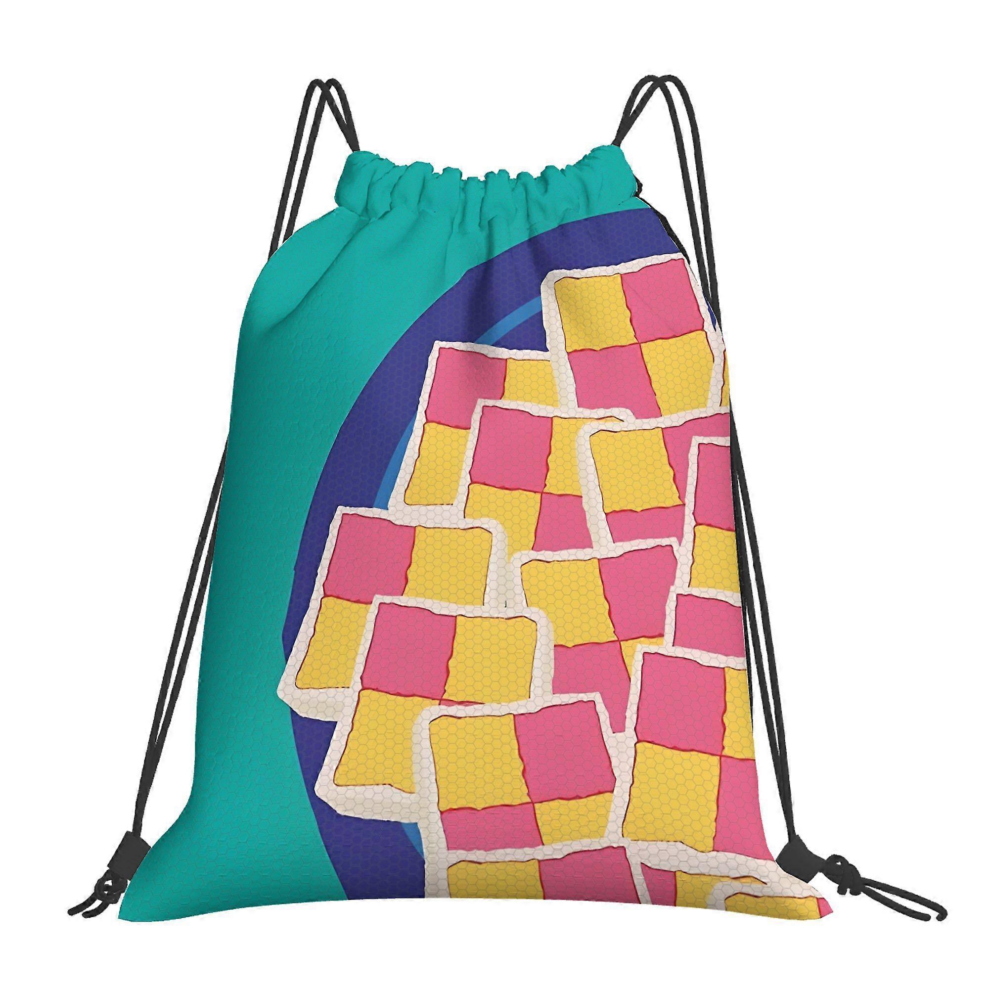 1pc Battenberg Sport Drawstring Backpack-Cqazw
