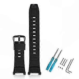 Black Watch Band Strap with Tool for Outdoor Adventure Sports