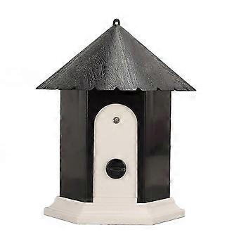 Outdoor Ultrasonic Bark Control Bird House Design Adjustable Control Dog Bark Deterrent compatible with Backyard