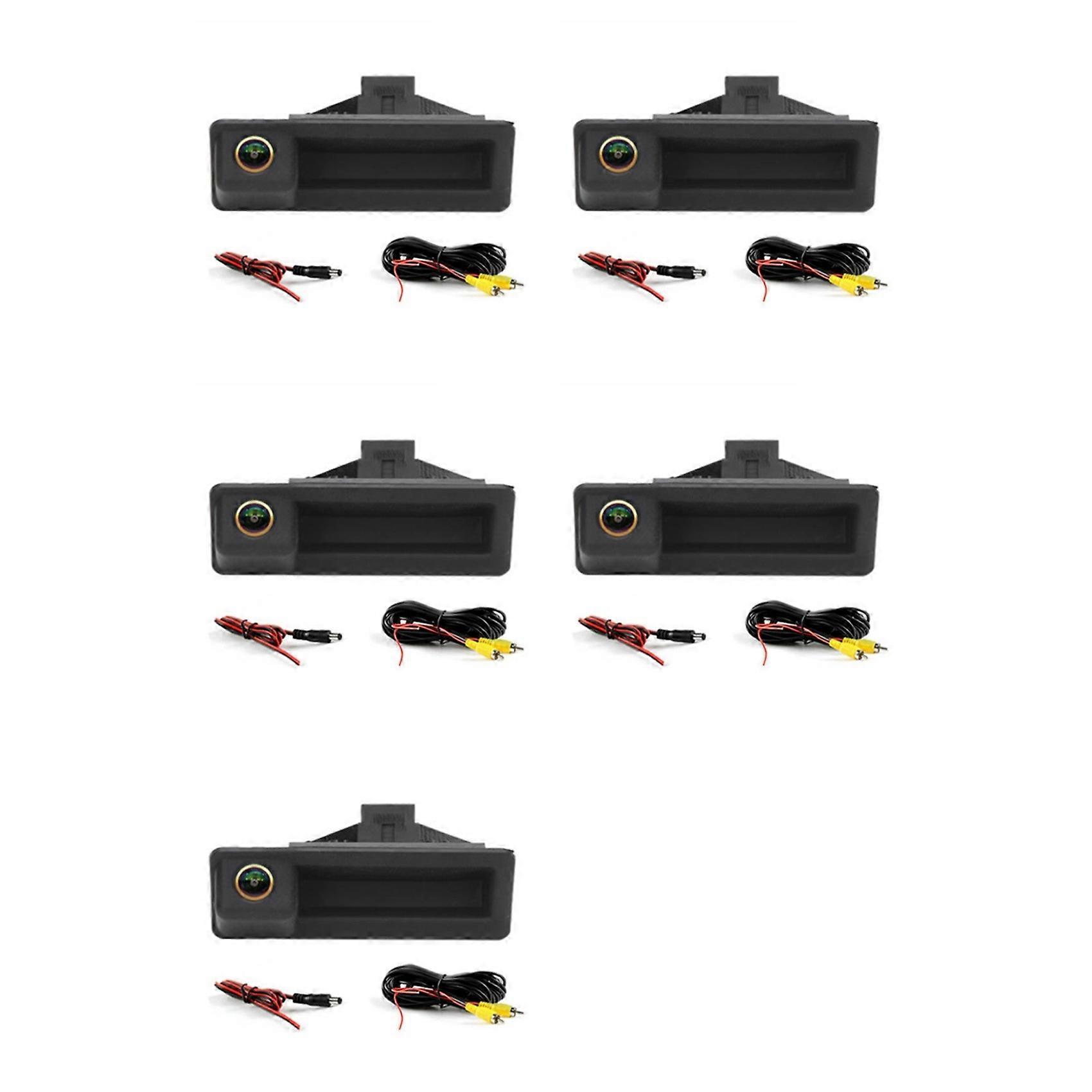 5X Car AHD 1080P Waterproof Rear View Reverse Camera Compatible with BMW E90 E91 E92 E93 M5 E39 E60 E61 Parking Assist Camera