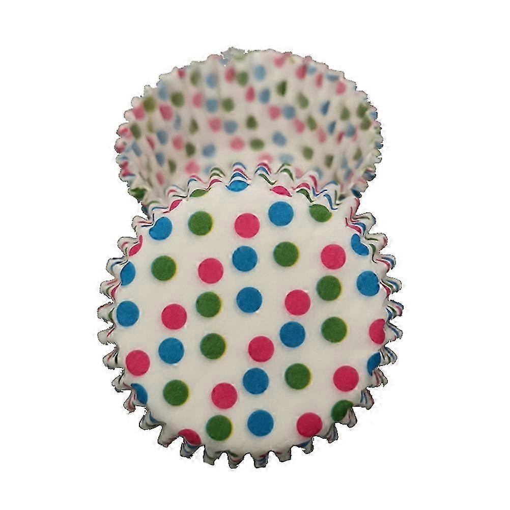 Multi Color Paper Cupcake Wrappers, 100Pcs for Baking